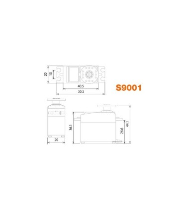 Servo FUTABA S9001