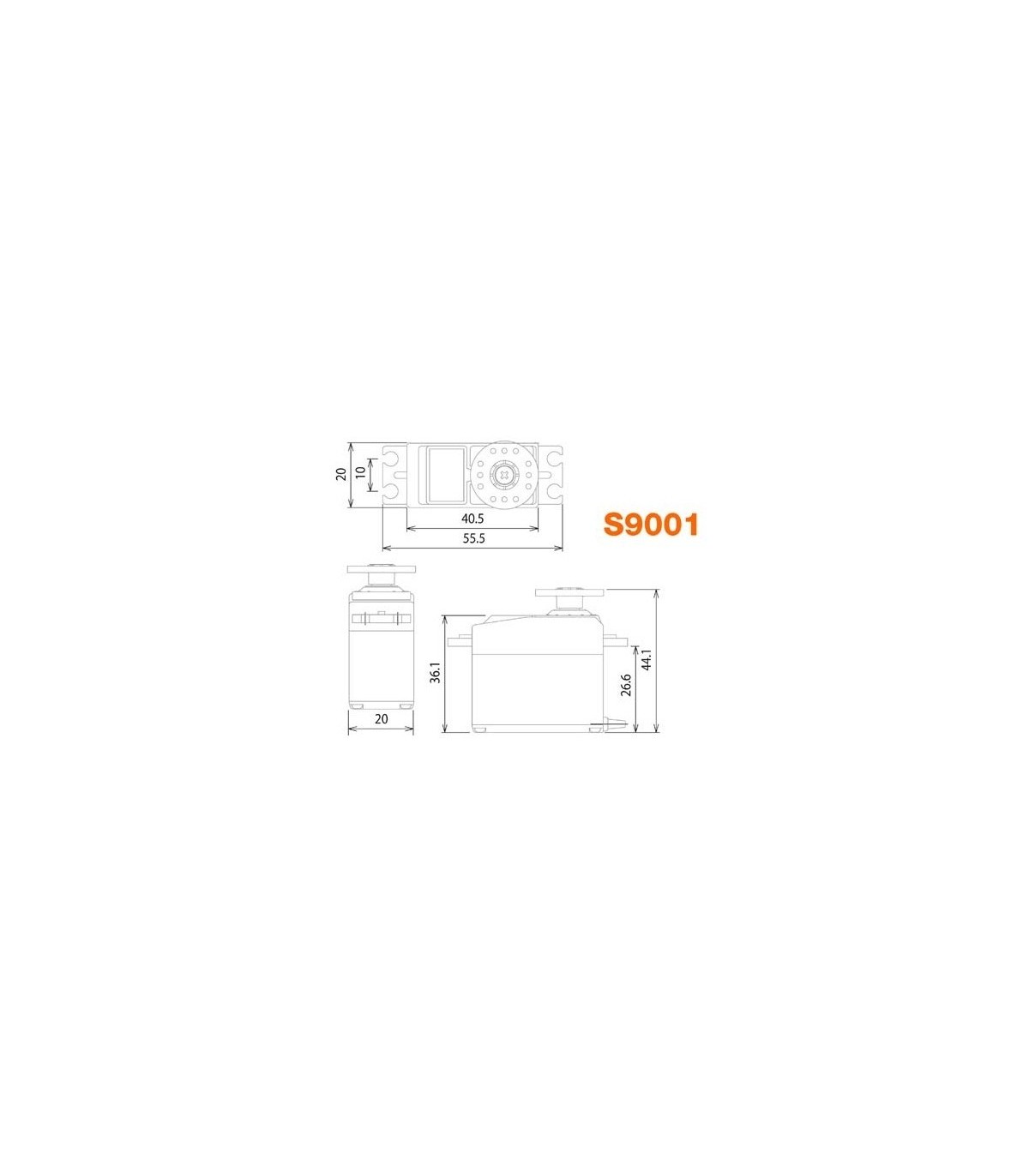 Servo FUTABA S9001