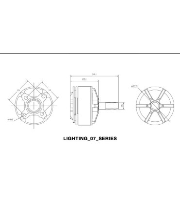 Xnova 2207-2450KV combo 4 engines