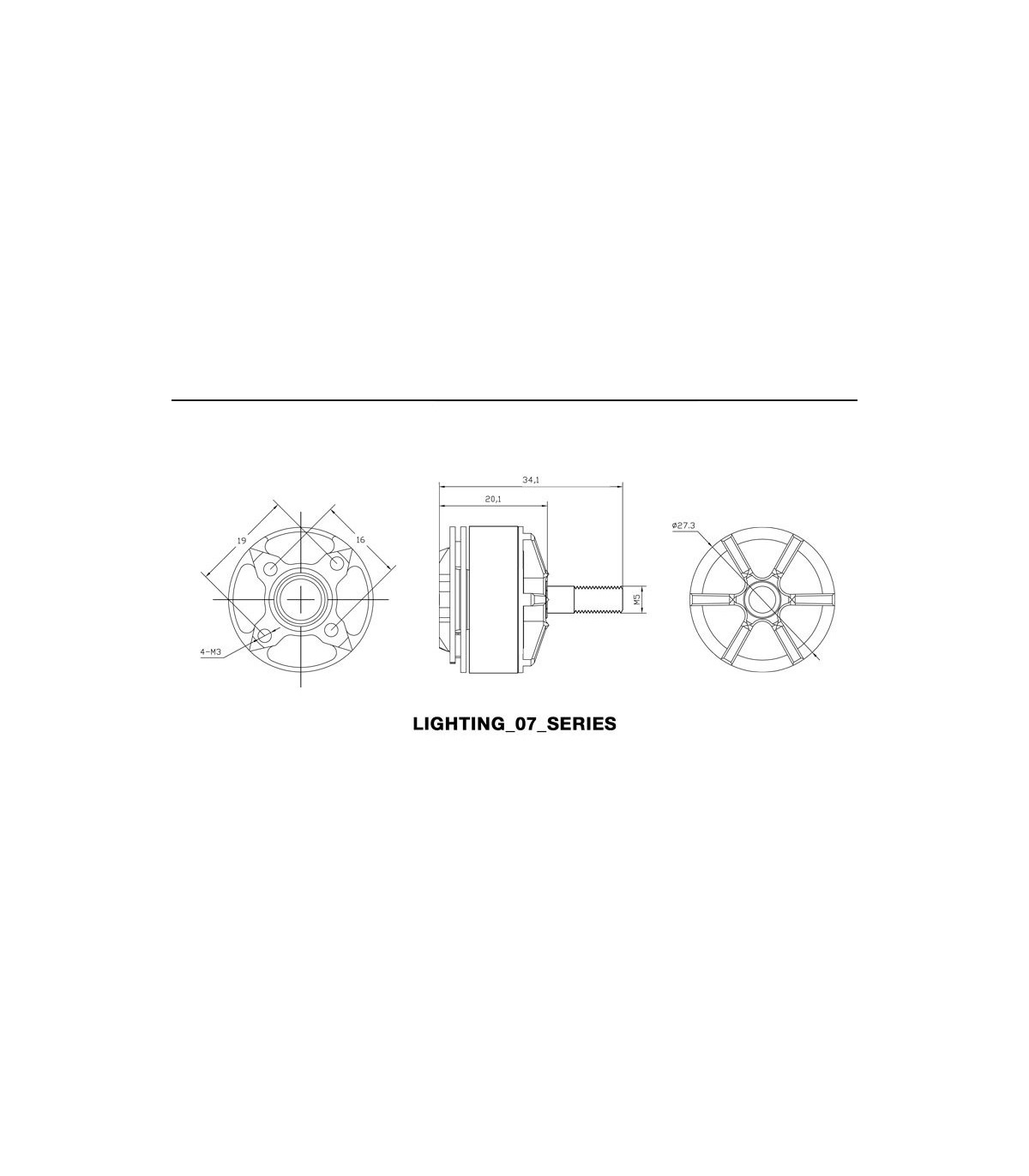 Xnova 2207-2450KV combo 4 motores