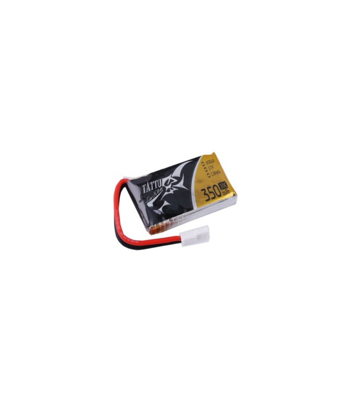 Pakket van 6 batterij Tattu 350mAh 30C 1S1P