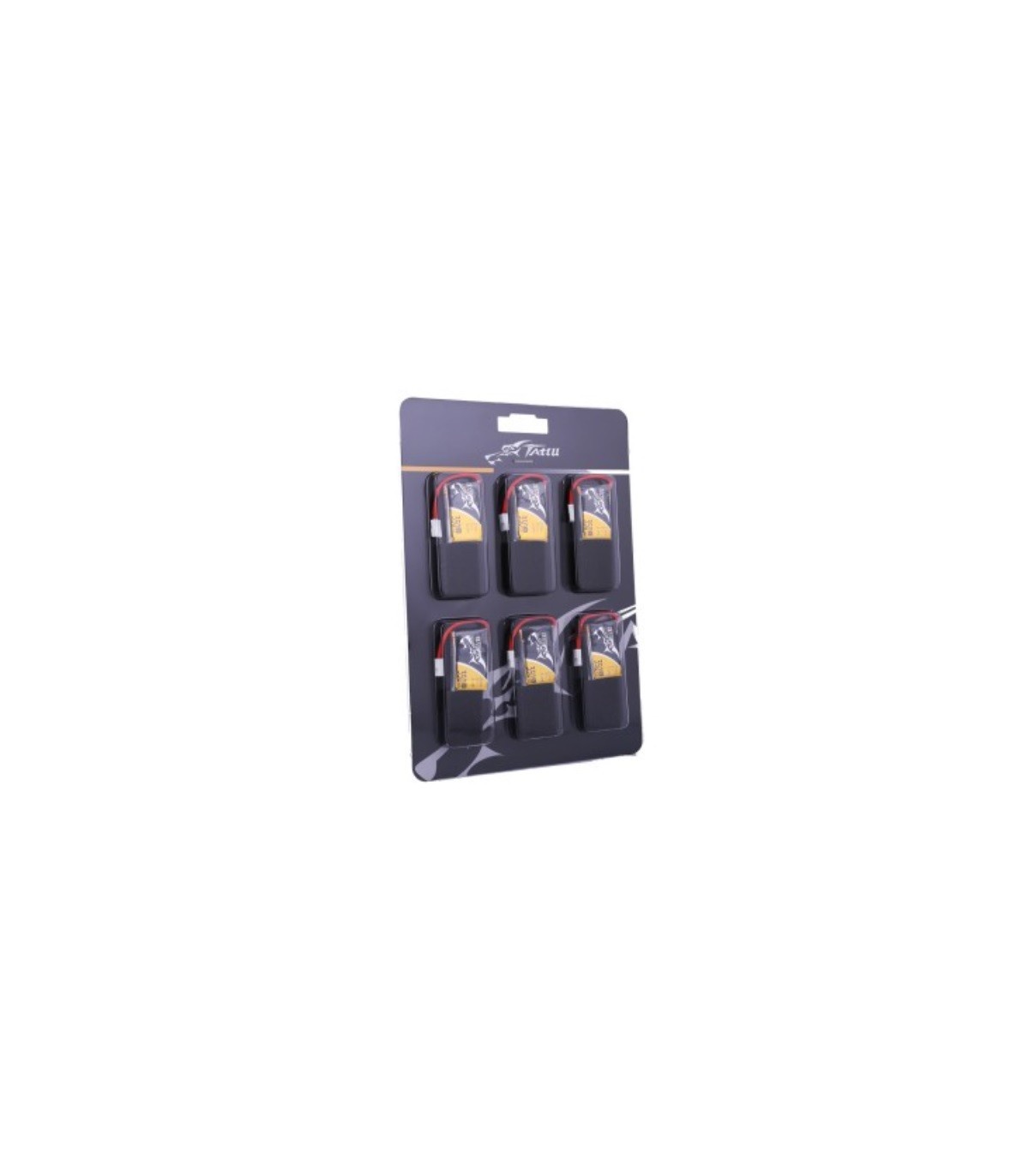 Pack de 6 batería Tattu 350mAh 30C 1S1P