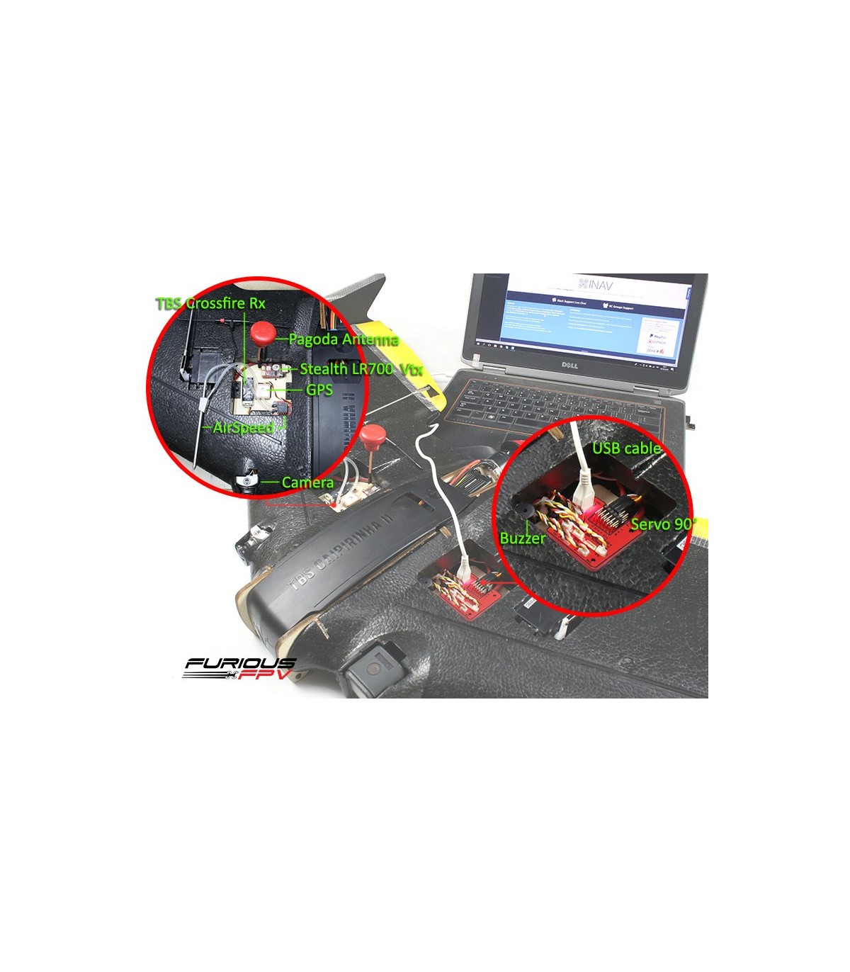 F35 volledige opties Furious FPV flight controller