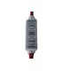 Barre LED rouge avec commande 1.30m