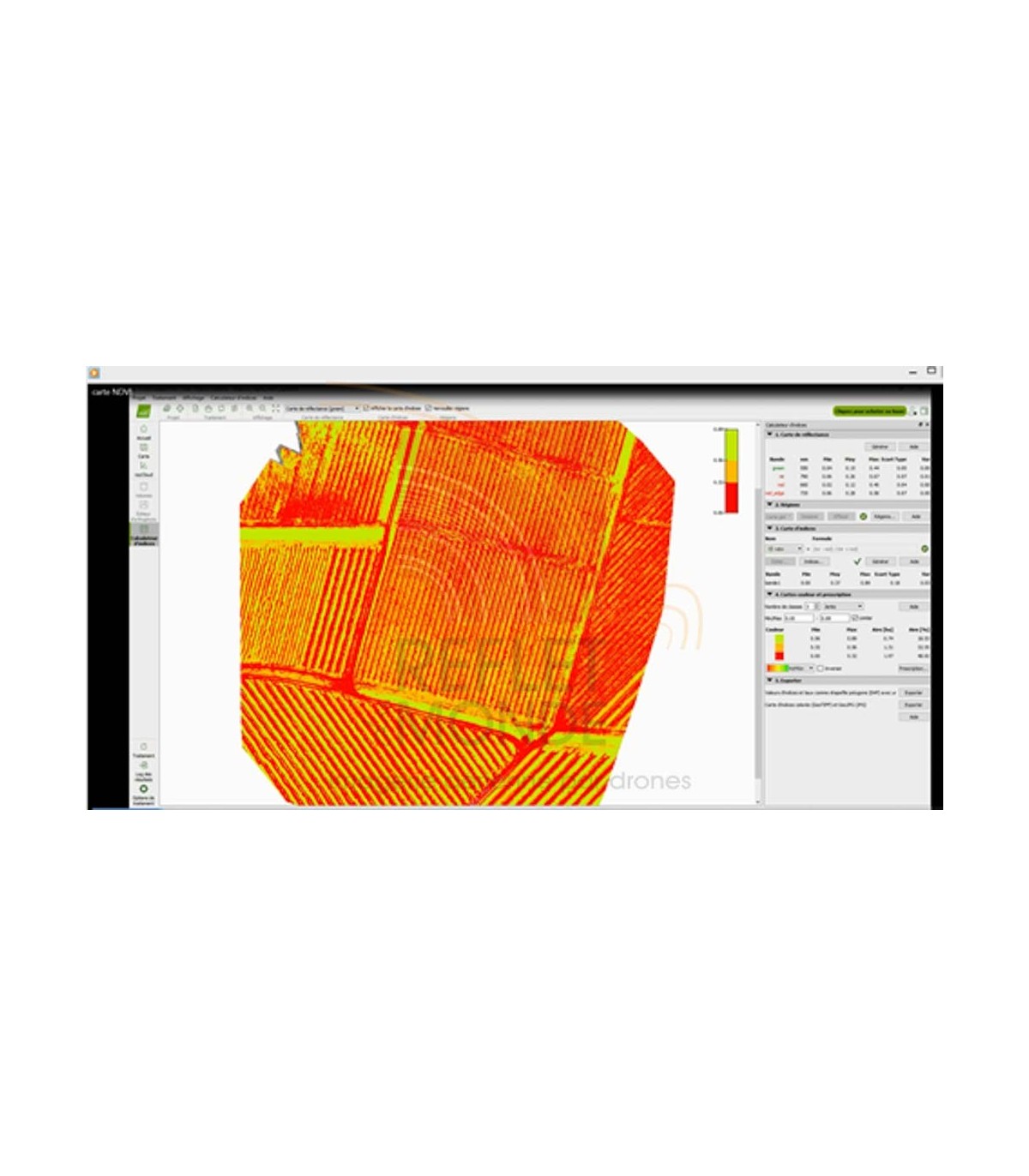 kit d'intégration Red Edge M pour Inspire 1