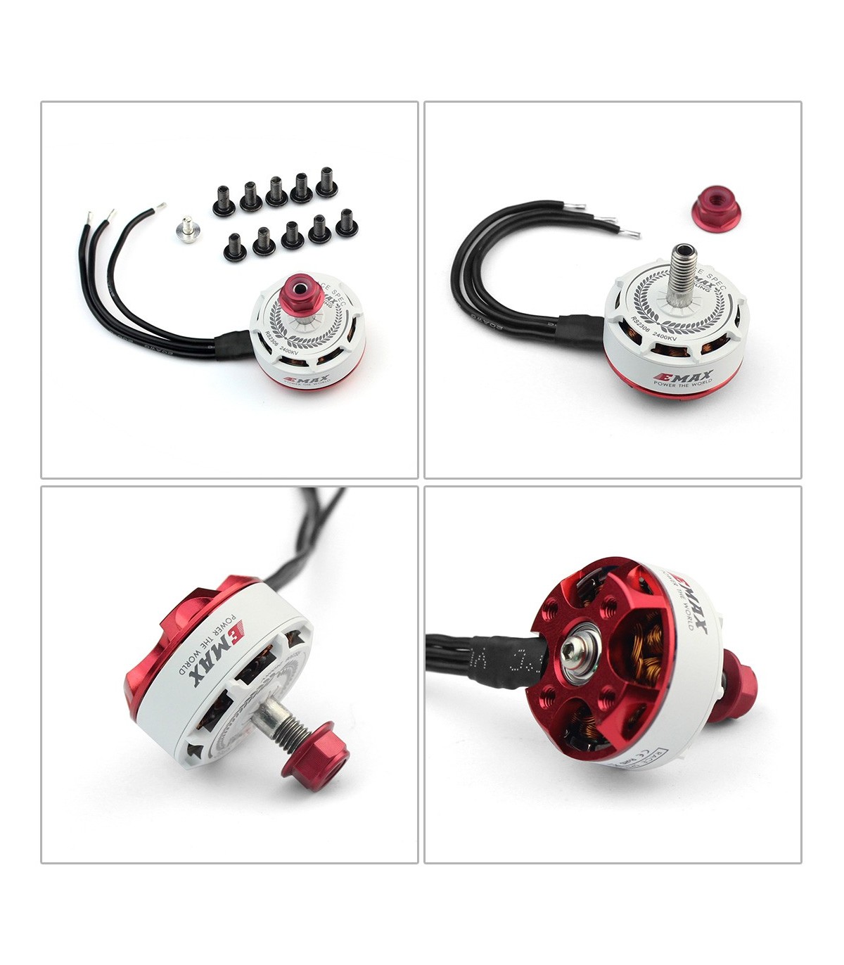 EMAX RS2306 2400kv White Edition