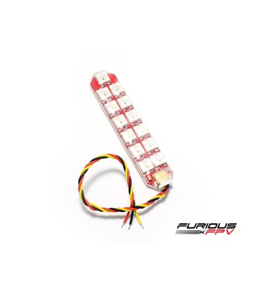 FuriousFPV Única Linha LED Strip (4 faixas) Worm. 2