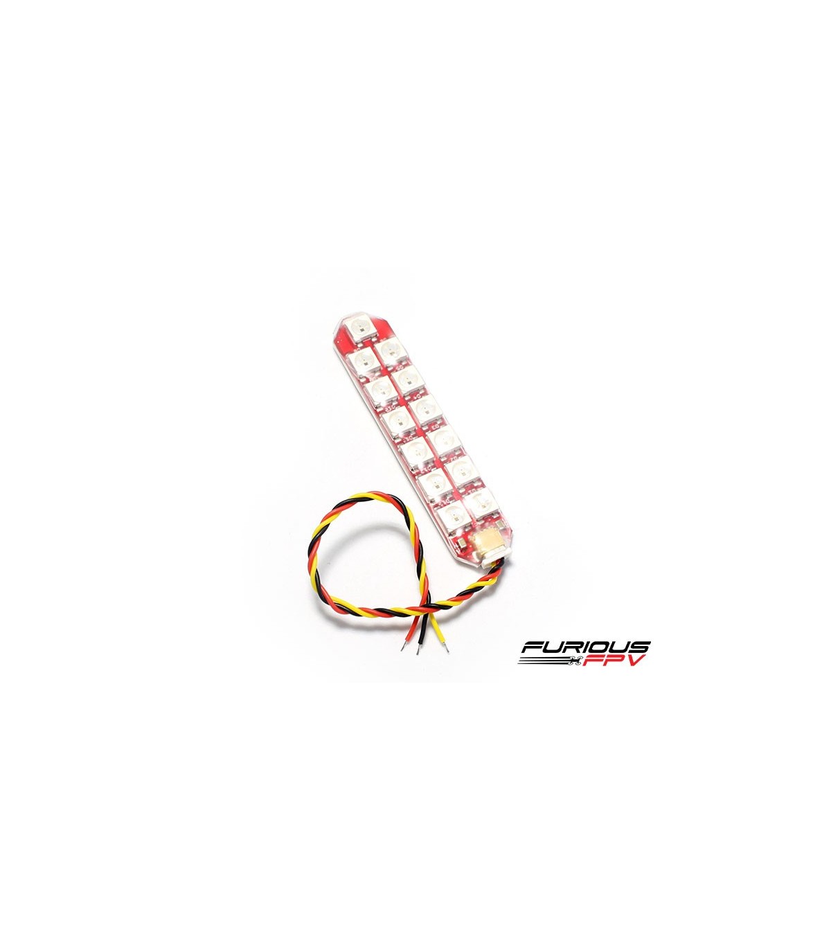 FuriousFPV Única Linha LED Strip (4 faixas) Worm. 2