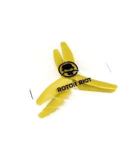 Hélices HQProp 5040-3 ROTOR RIOT (jaunes)