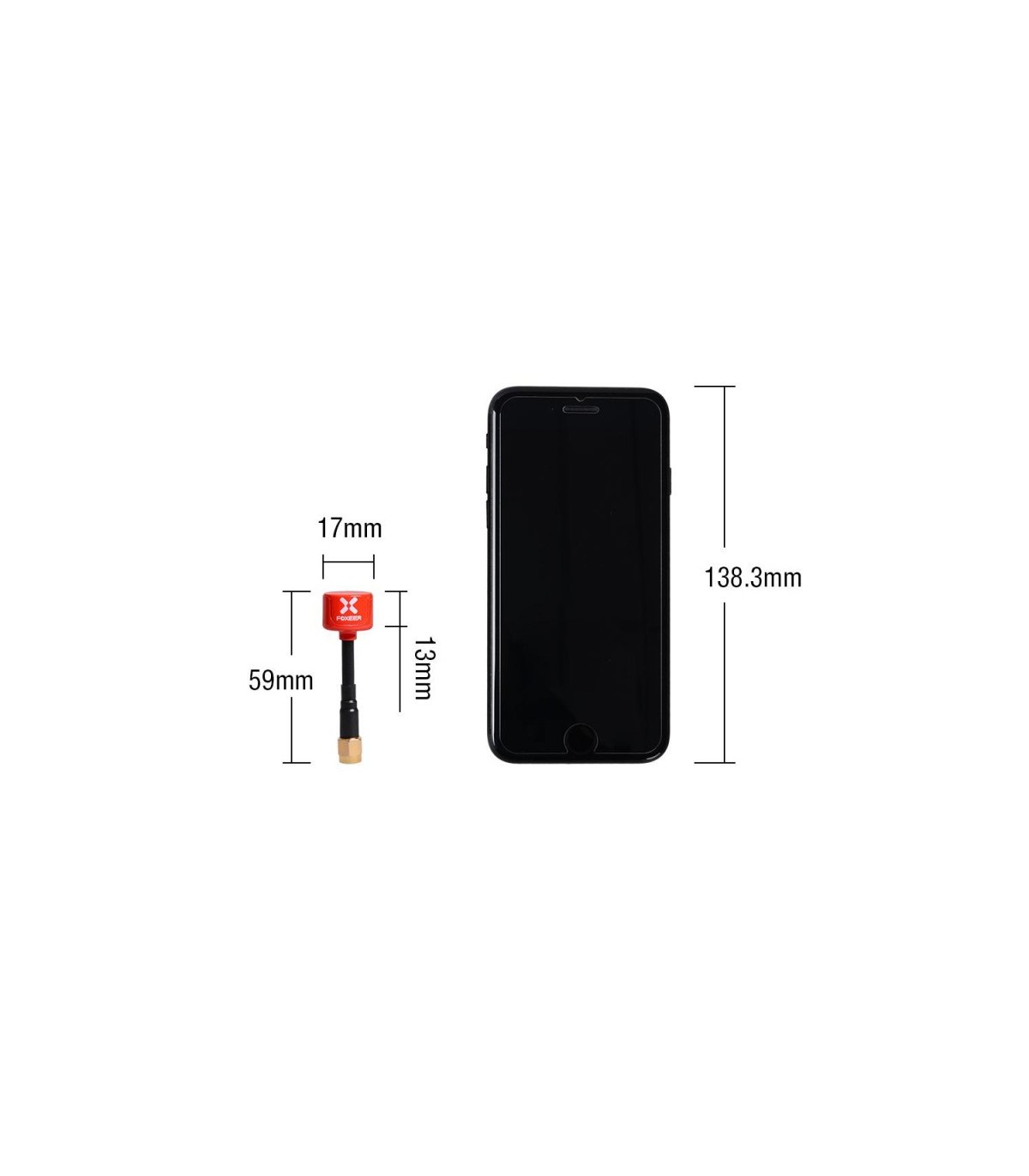 Antenne FOXEER LOLLY SMA 5.8 GHz RHCP X2