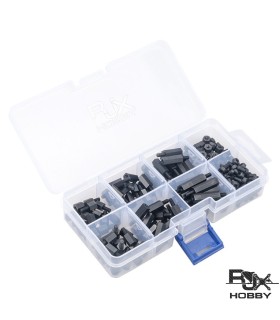 Kit van 180 bevestigingsmiddelen, en spacers M3 RJX-Hobby
