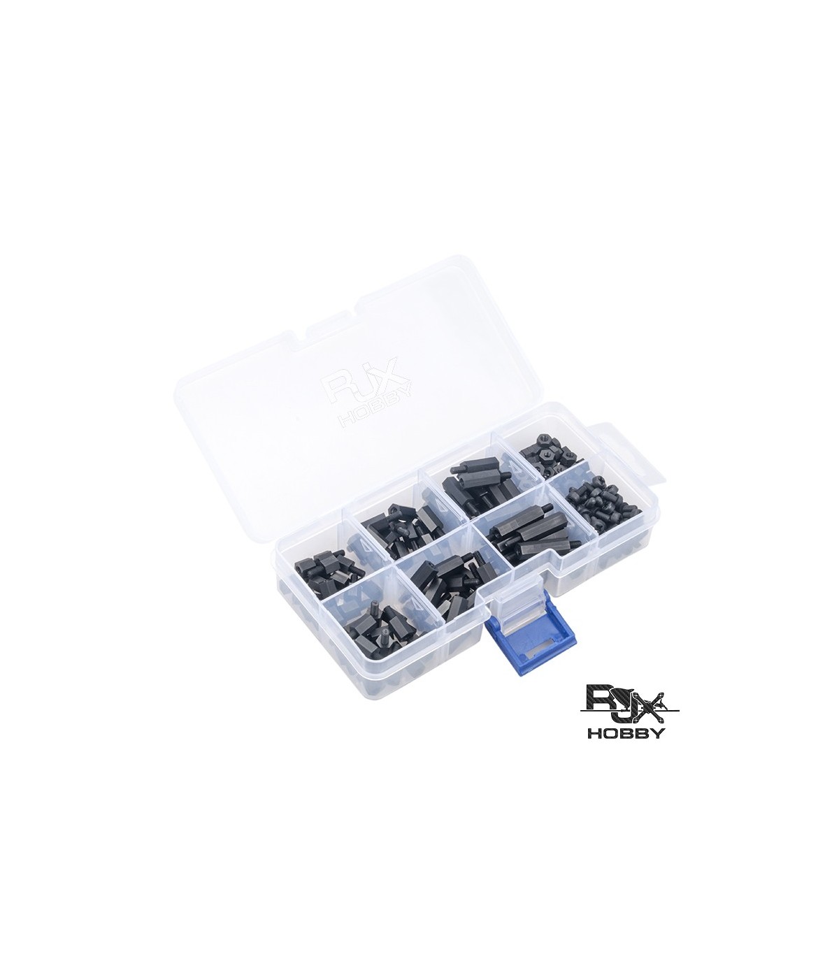Kit de 180 fixadores e espaçadores M3 RJX Hobby