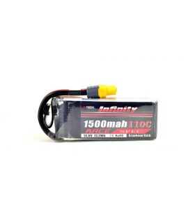 Bateria INFINITO de Grafeno 1500mAh 4S 110.º-c