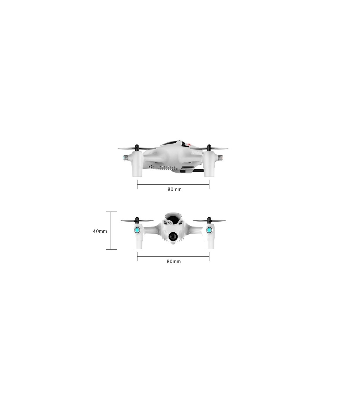 Hubsan X4 H107D+ avec retour FPV