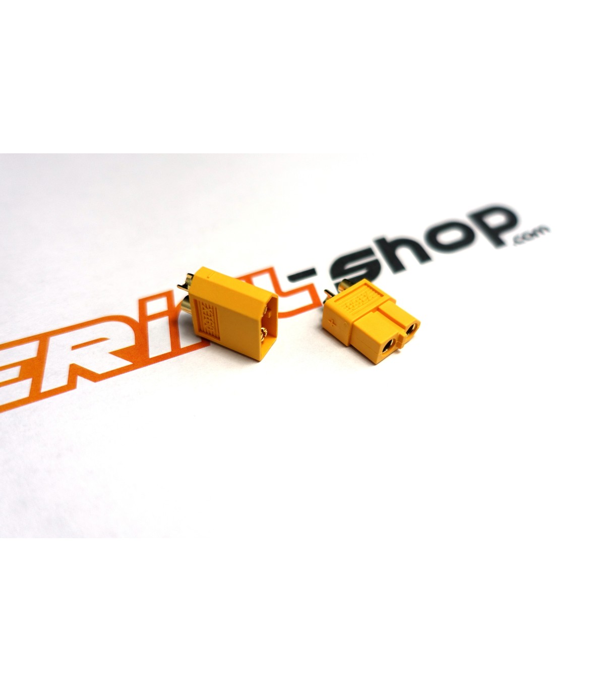 Set de 2 connecteurs XT60 1mâle et 1 femelle