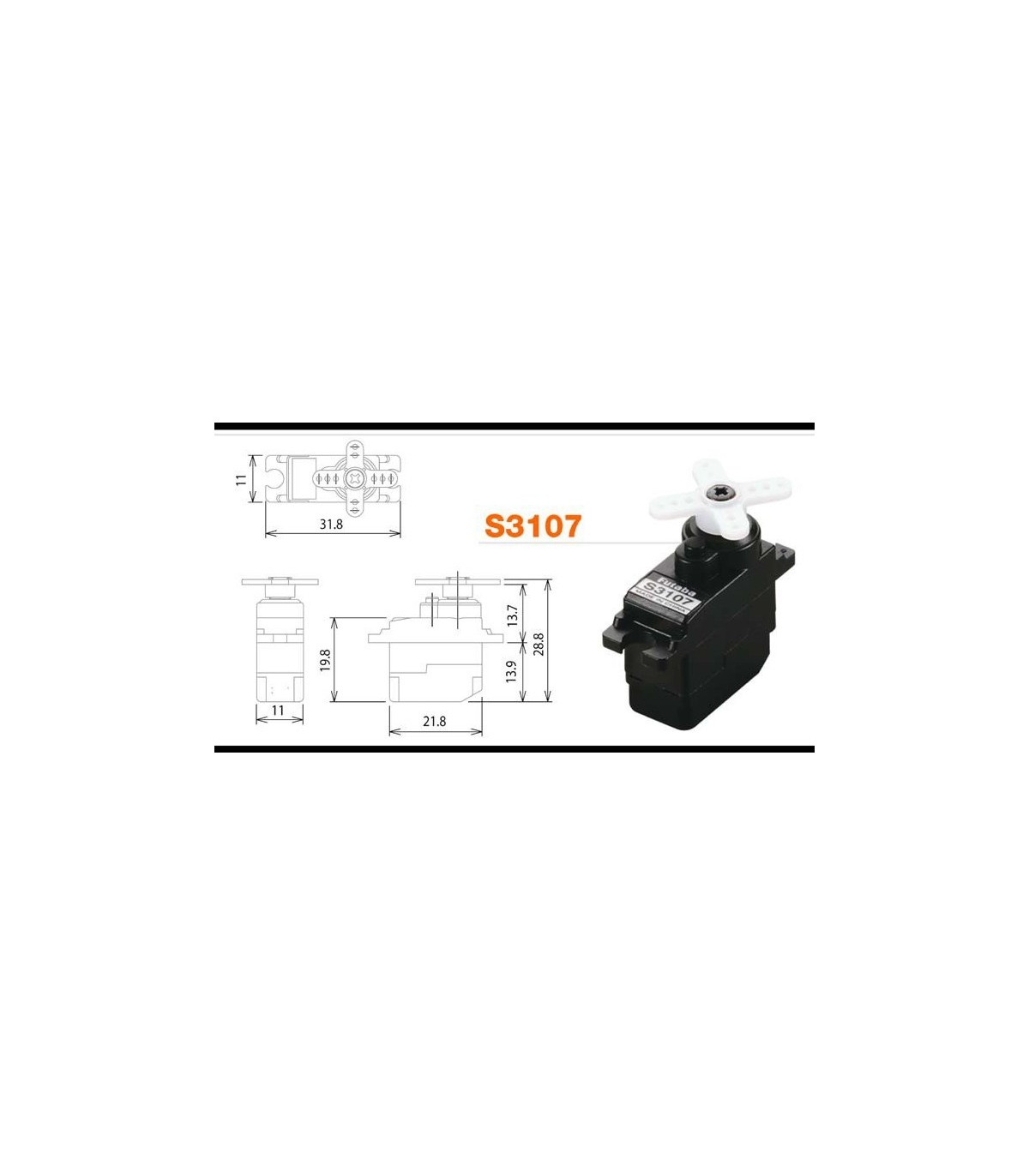 Servo FUTABA S3107