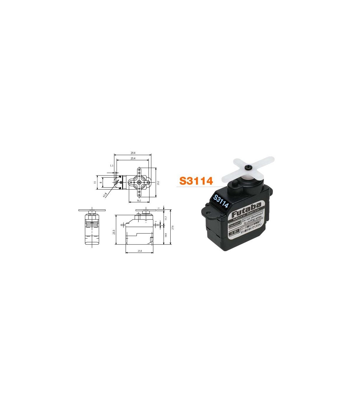 FUTABA Servo S3114