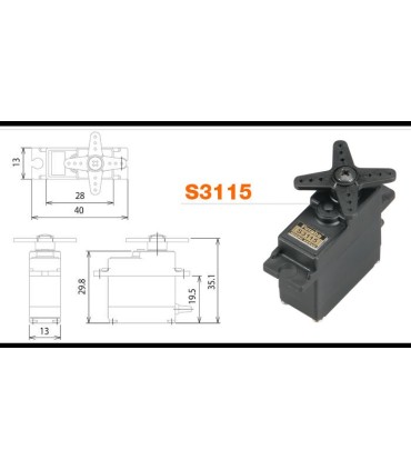 Servo FUTABA S3115