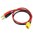 Cord charging connector XT60 with cable 30 cm (f. banana)
