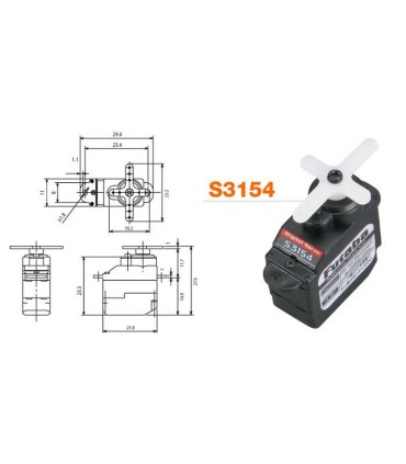 Servo digital FUTABA S3154