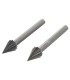 fraises acier diam 6,4mm Dremel 125 (par 2)