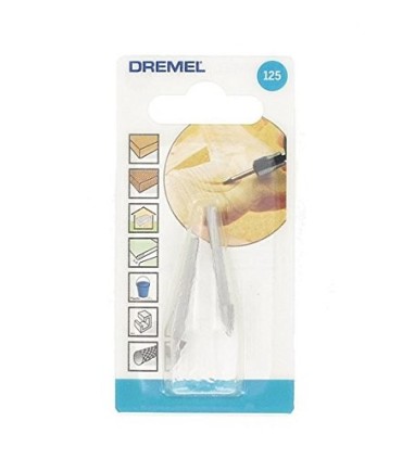 fraises acier diam 6,4mm Dremel 125 (par 2)