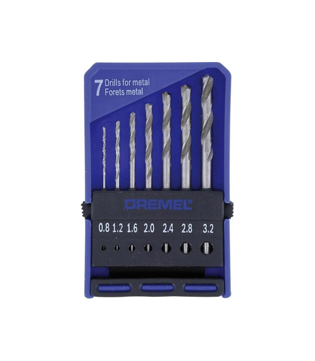 Lot de 7 Forets de Perçage Dremel 628