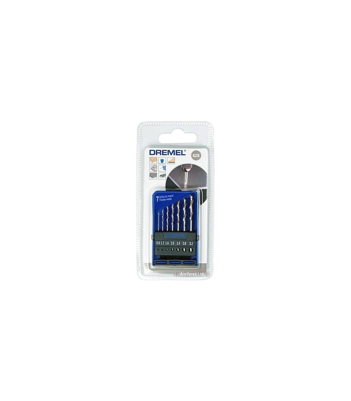 Veel van 7 Boor Boor Dremel 628