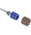 Strisce di levigatura con un Dremel SC407 SpeedClic con chuck