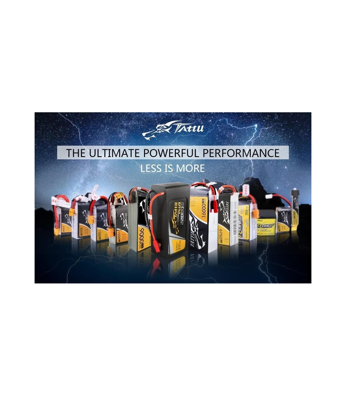 Tattu Lipo 2S 450mAh 75C 7.4 V XT30