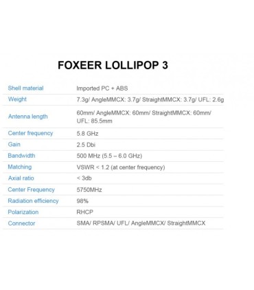 Antena Foxeer Lollipop 3