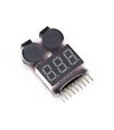 Tester-Summer für LiPo-akkus von 1 bis 8S