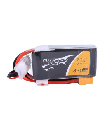 Lipo Tattu 4s capacita ' batteria 850mah 75C