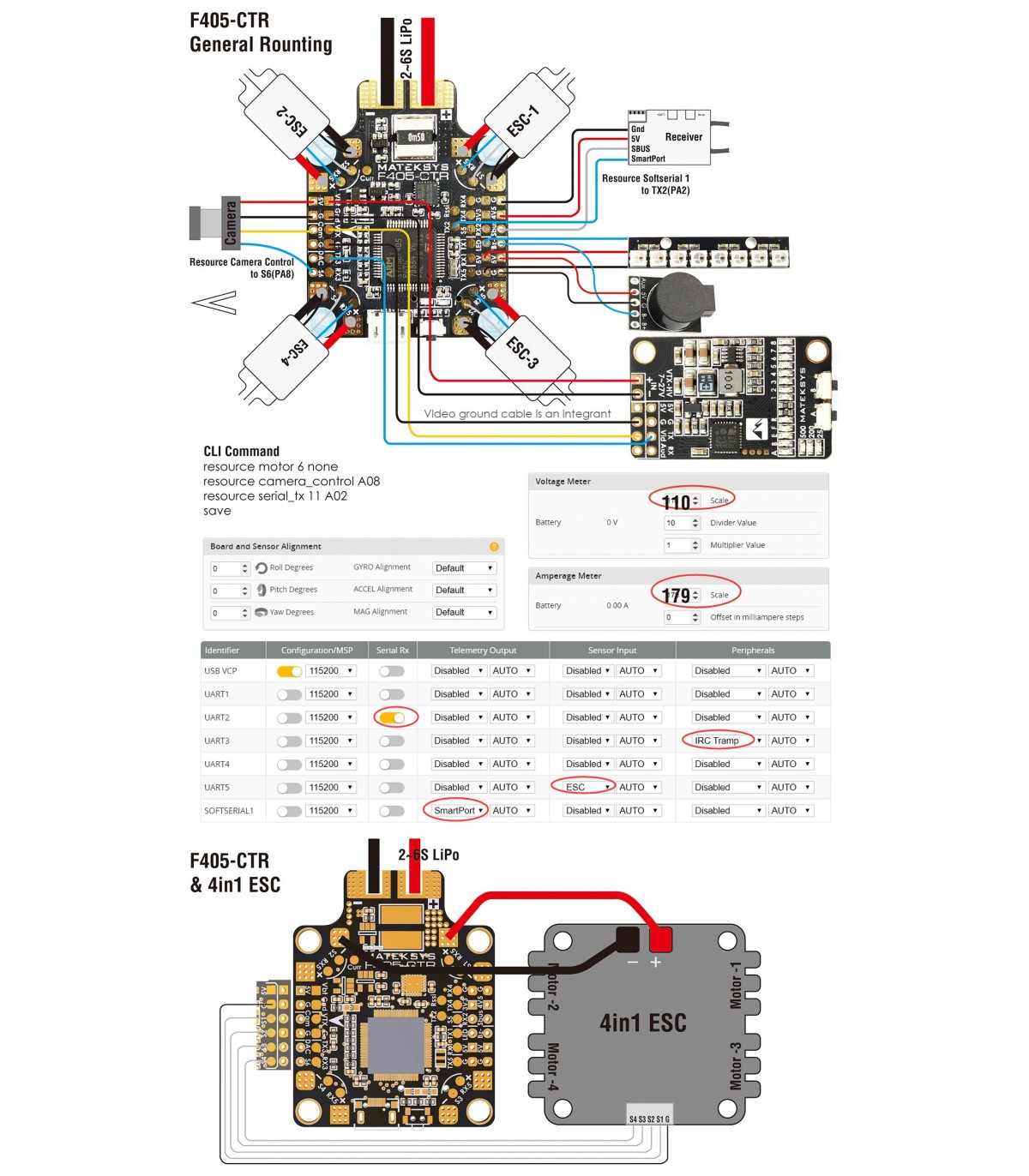 Controller vlucht Matek F405-CTR