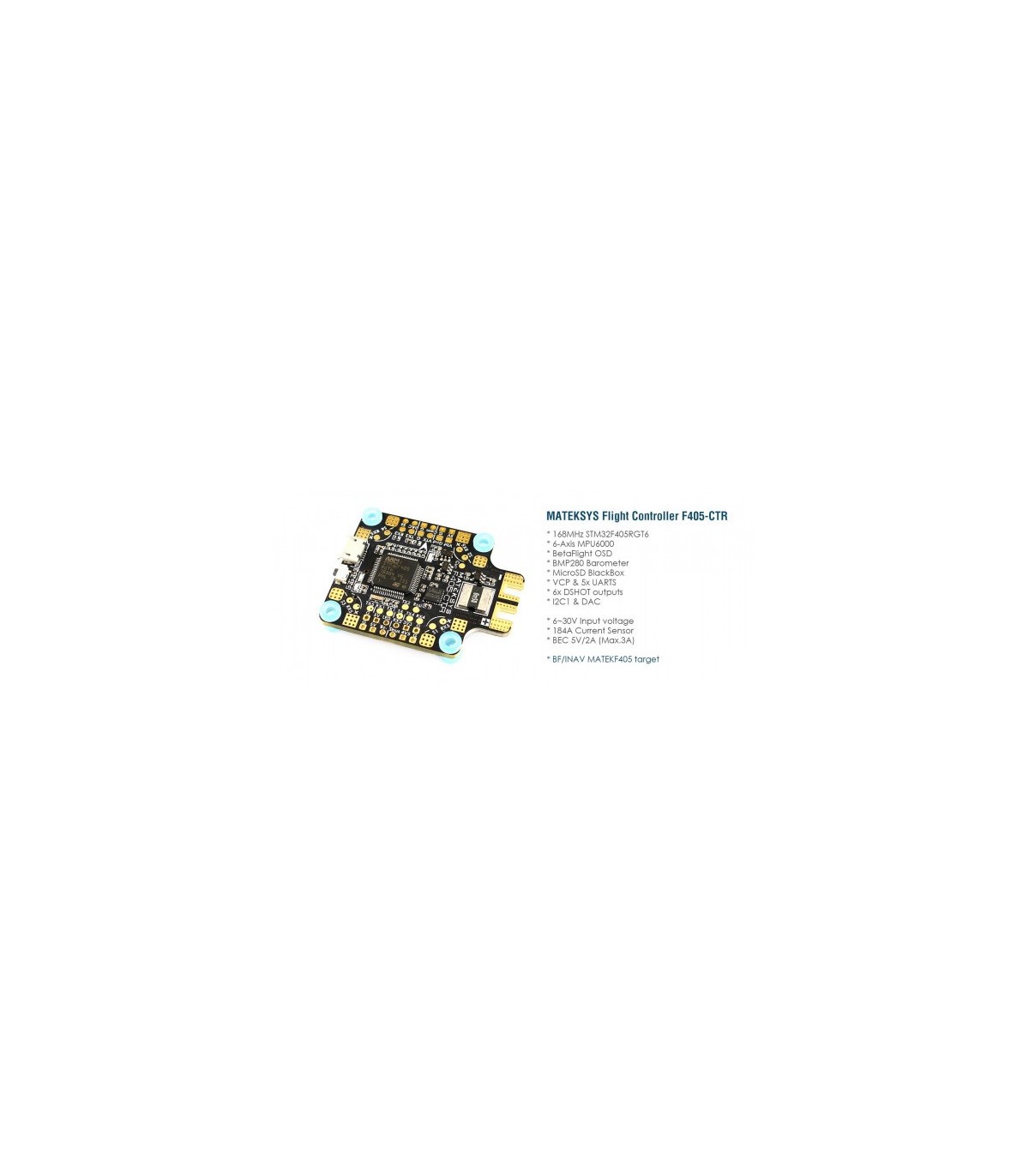 Controlador de voo Matek F405-CTR