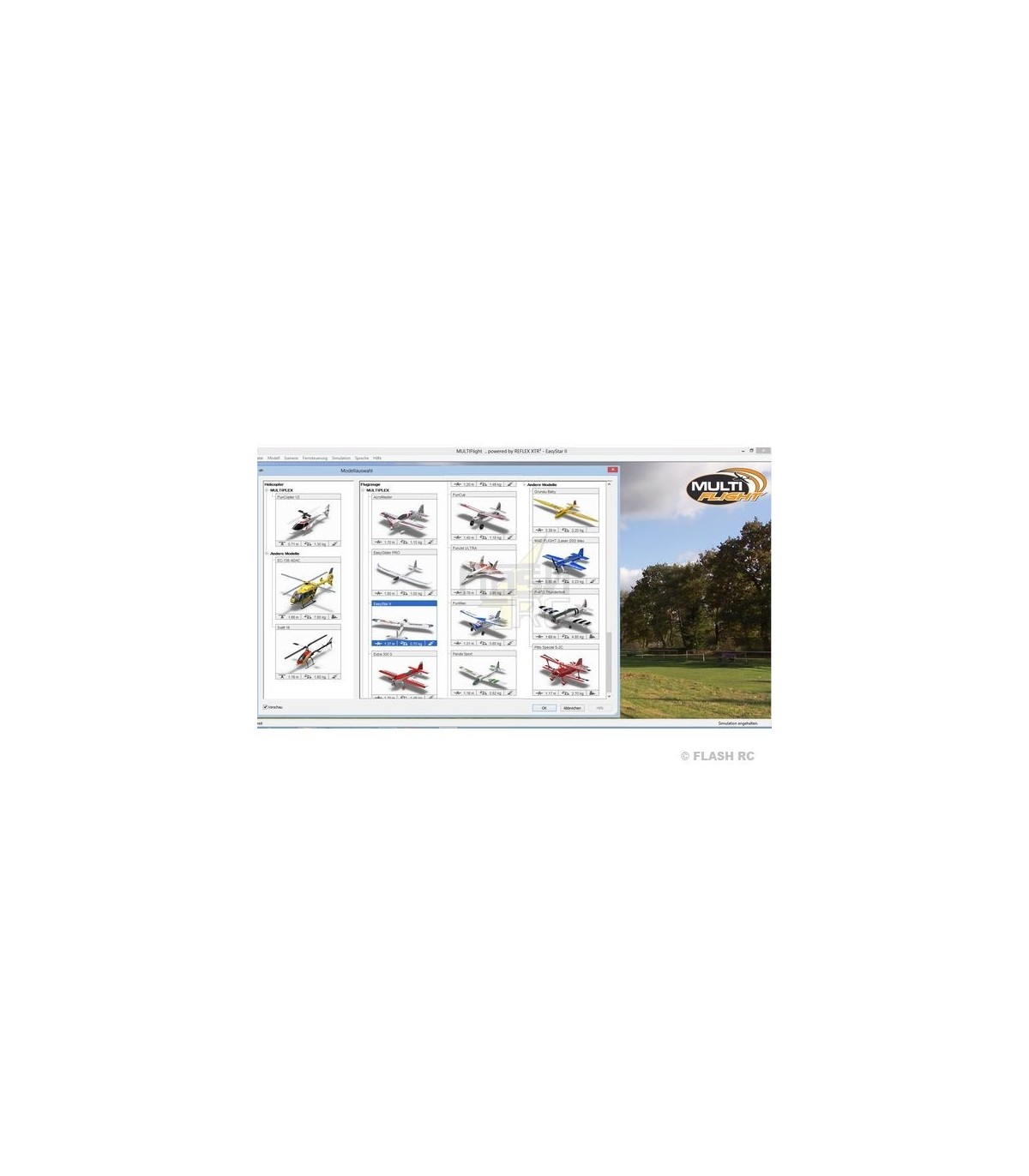 Simulador de Multiflight MAIS MULTIPLEX