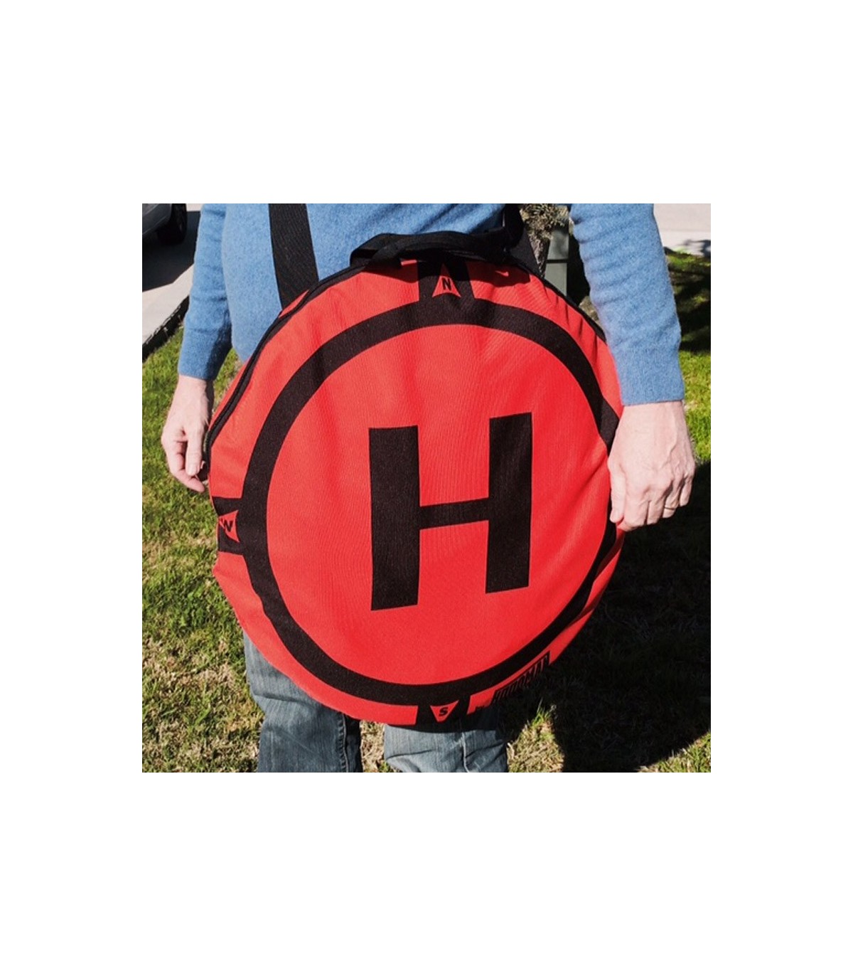 Pista Dobrável HOODMAN para descolagem e aterragem de drones 150cm