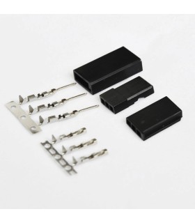 Conjunto de 2 conectores de FUTABA J macho y hembra