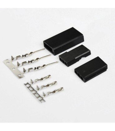 Conjunto de 2 conectores de FUTABA J macho y hembra