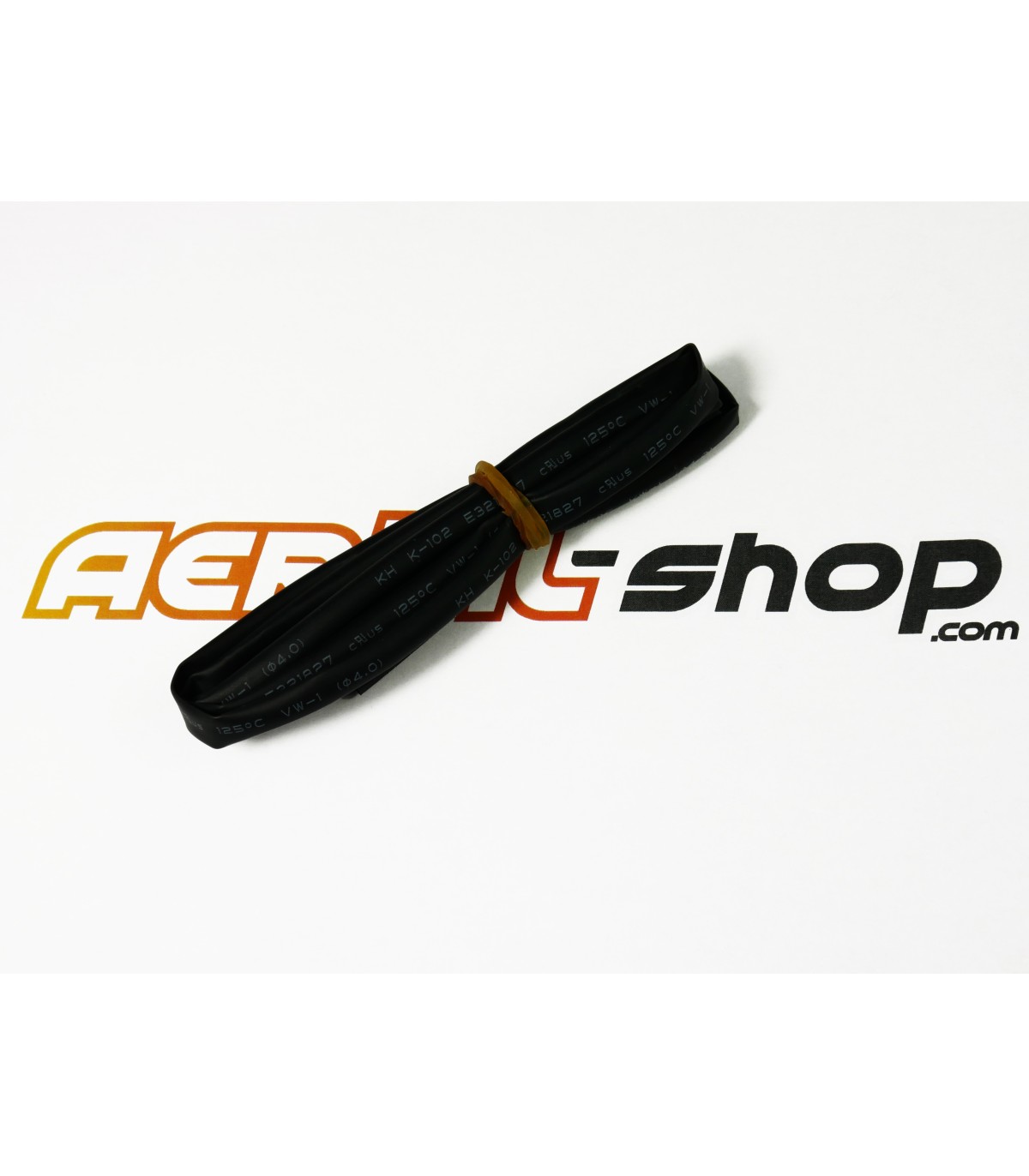 Gaine thermo-rétractable Ø4mm/2mm noire