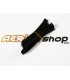 Gaine thermo-rétractable Ø8mm/4mm noire
