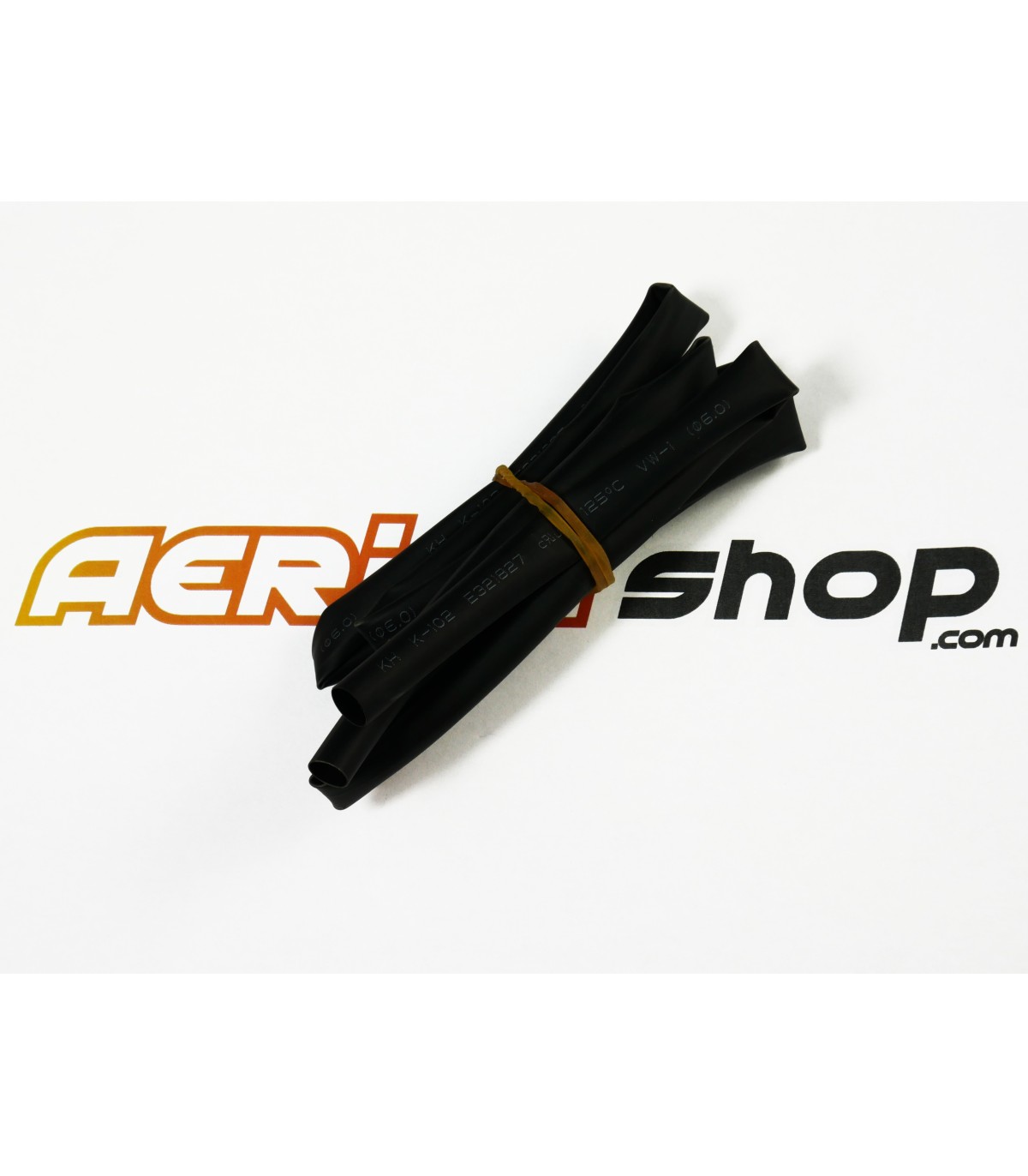 Tubo de encolhimento térmico Ø8mm / 4mm preto