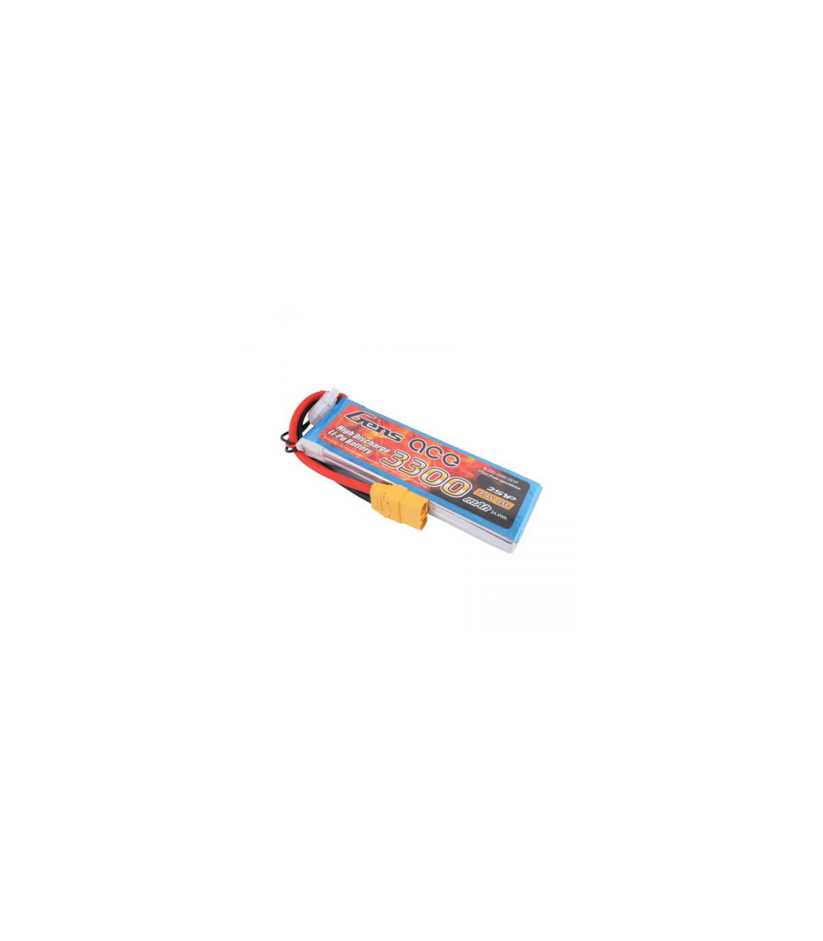 MENSCHEN, DIE ACE 3300MAH 7.4 V 25C 2S1P LIPO-AKKUS MIT XT90 B-25C-3300 2S1P XT90