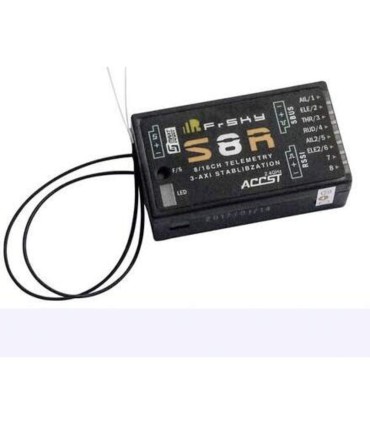 FrSky S8R 8/16 kanalen ontvanger met 3 assige stabilisatie