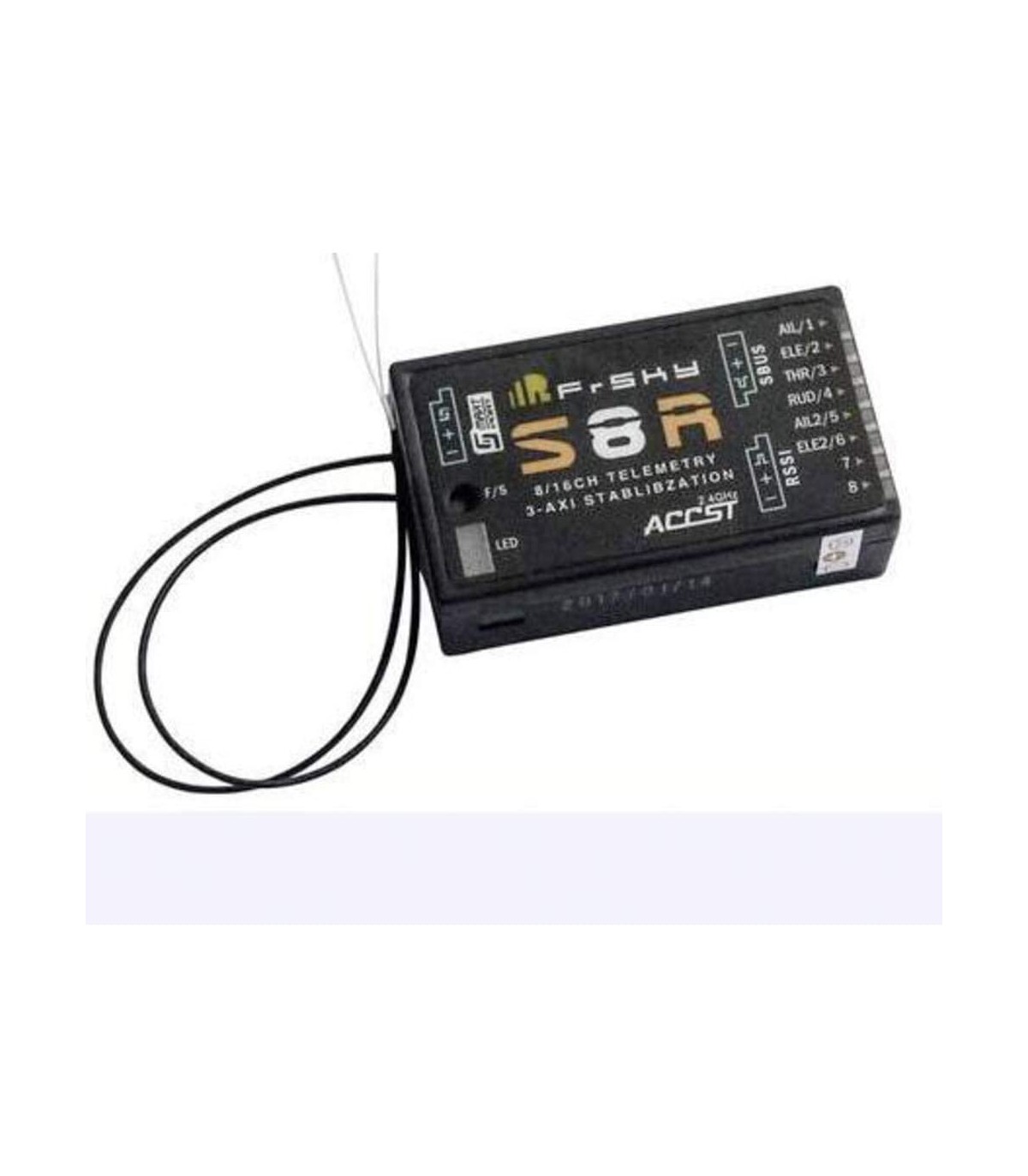 FrSky S8R 8/16 canales receptor con 3 ejes de estabilización