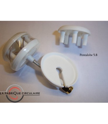 SL Pentalobe antenne the Circular Factory 5.8 GHz RHCP