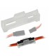 Safety clips for servo sockets (by 5) Multiplex