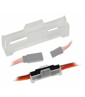 Safety clips for servo sockets (by 5) Multiplex