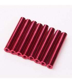 Kleur rood spacer m3x37mm par8