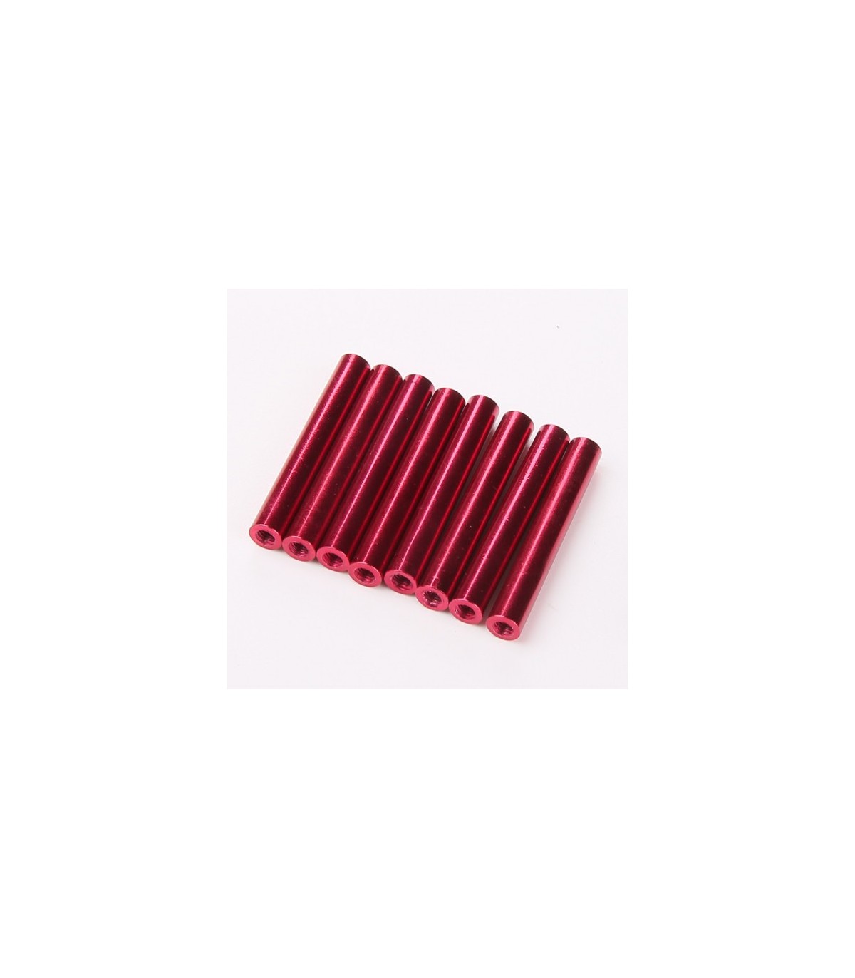 Kleur rood spacer m3x37mm par8
